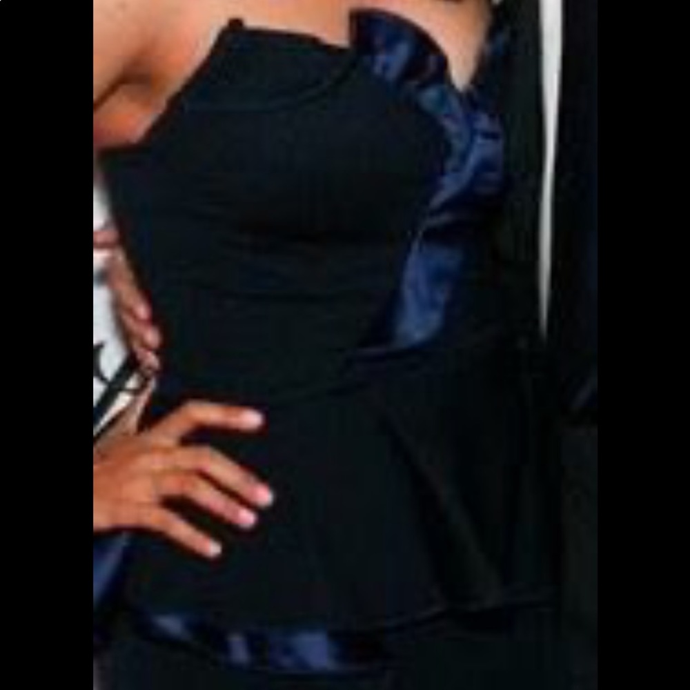 Navy blue dress
